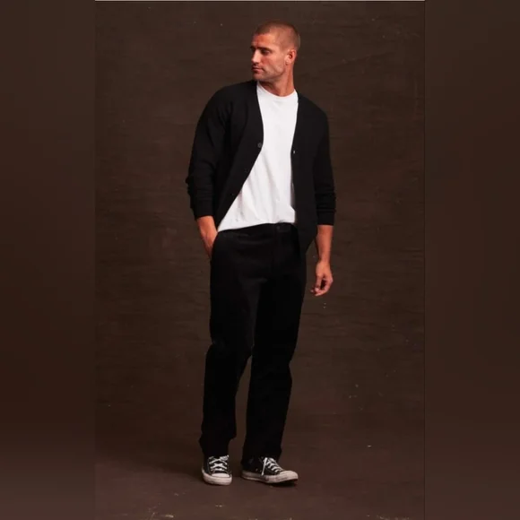 $240 Weatherproof Vintage Mens Cashmere Cardigan Sweater - Picture 2 of 10